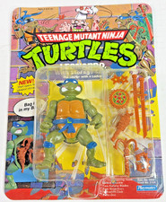 Vintage 1991 Playmates TMNT Storage Shell Leonardo MOC Est C8.5