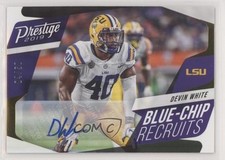 2019 Prestige Blue Chip Recruits Xtra Points Gold 4/50 Devin White Auto 1x9