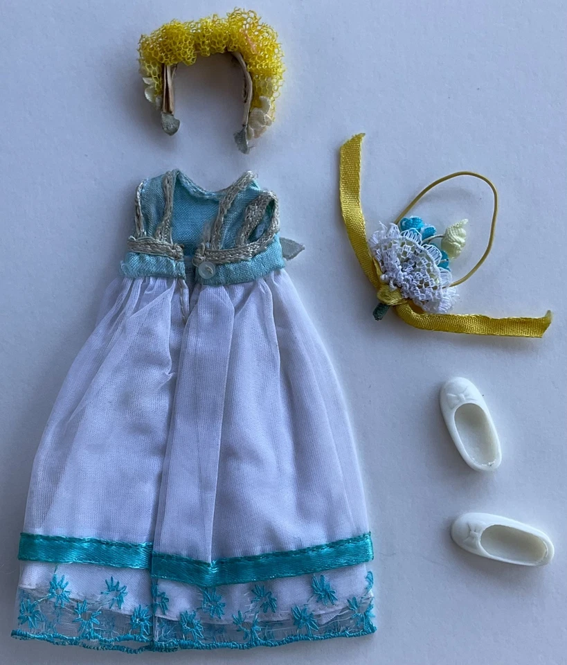 Barbie Tutti 1968 Vintage Tutti #3615 Difícil de Encontrar Niña Florista Moda ~ Completa Foto 2 de 4