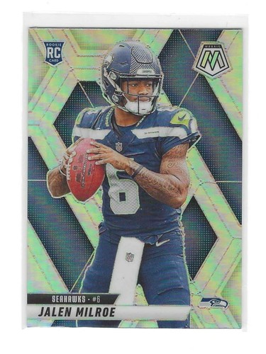 2025 Panini Mosaic Jalen Milroe Silver Prizm Parallel Rookie Card #322