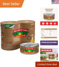 Sustainable Yellowfin Tuna in Olive Oil, 8 Pack   Flavorful  Nutritious Options