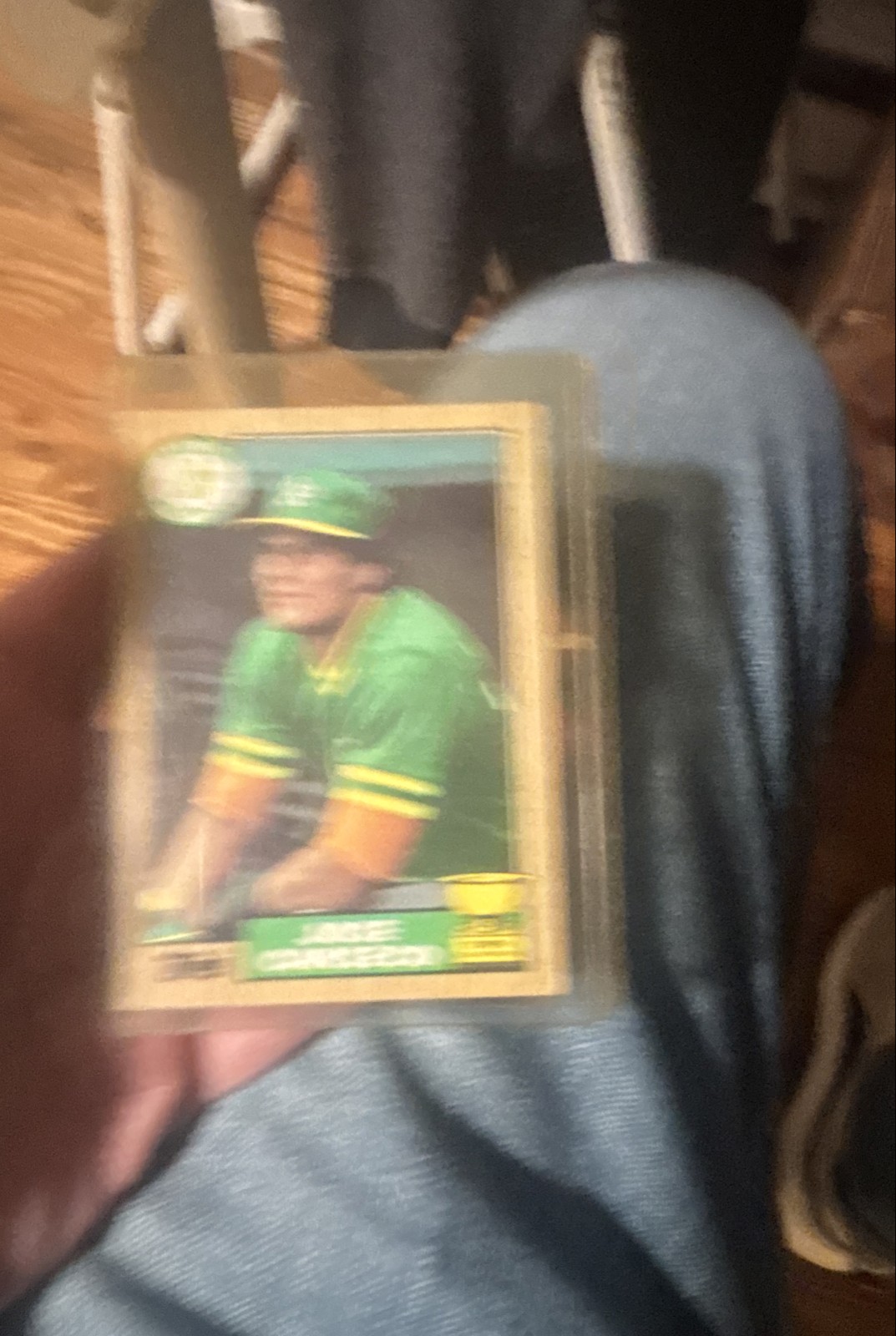 1987 Topps - Jose Canseco #620 Tiffany