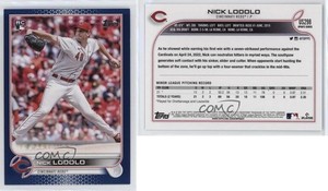 2022 Topps Update Royal Blue Nick Lodolo #US298 Rookie RC
