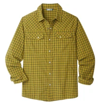 $129! NEW Men's Stio Eddy Shirt - Sun Valley Plaid - Small