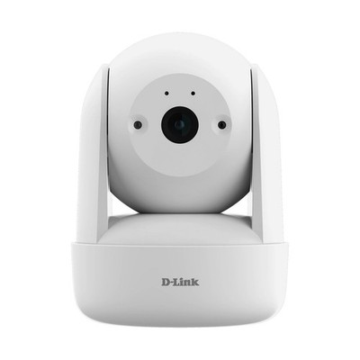 D-Link 2K Pan & Tilt Wi-Fi Camera w/ 360 Degree View, Full 1296p White 