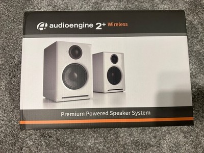 Audioengine A2+ Wireless Bluetooth Speaker System - Hi-Gloss White