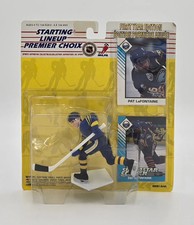 1993 Kenner NHL Starting Lineup Pat LaFontaine Buffalo Sabres Figure/Hockey Card