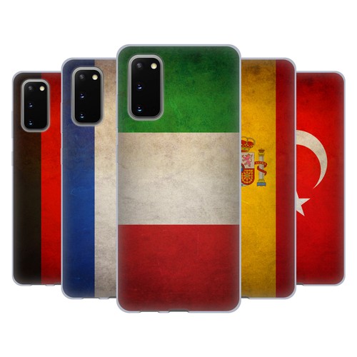 HEAD CASE DESIGNS FOOTBALL GRUNGE COUNTRY FLAGS 1 GEL CASE FOR SAMSUNG PHONES 2 - $22.95