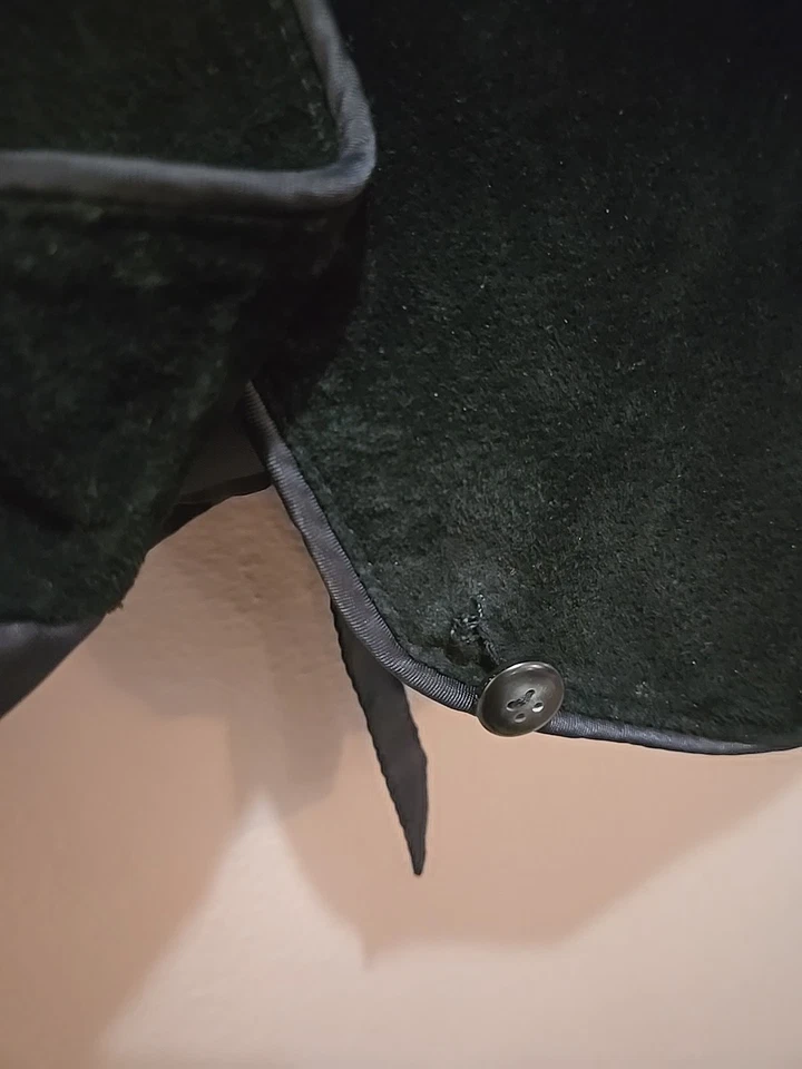 Marsh Landing Petites Womens Black Leather Vest Small - Image 4 of 4