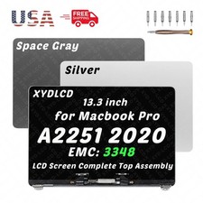 for Macbook Pro 13" A2251 2020 EMC 3348 MWP72xx/A MWP82xx/A LCD Screen Assembly