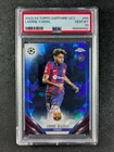 2023-24 Topps Chrome UEFA LAMINE YAMAL Rookie RC Sapphire FCB #64 PSA 10