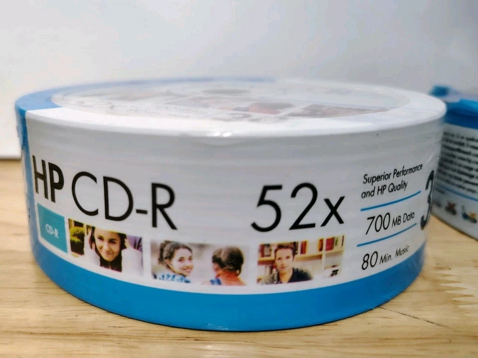 HP CD-R 700 MB 80 Min 52x Speed Pack Of 30 1 New Sealed 1 Open Computer CD DVD - Image 4 of 4