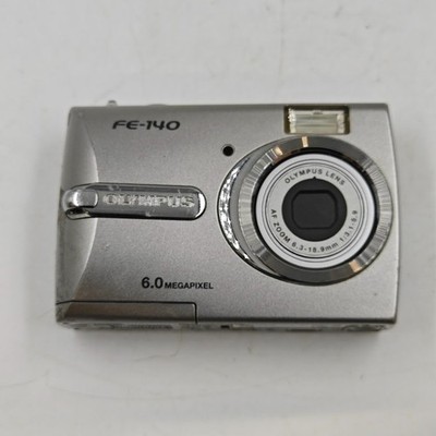 Olympus FE-140 6.0 MP Digitalkamera Silber Kompakt - Nicht Funktionierend