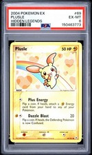 Plusle #69 PSA 6 Non-Holo Ex Hidden Legends Pokemon Card 🔥⚡️