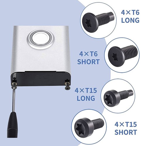 Kit de tornillos y destornilladores de seguridad de repuesto para timbre de anillo de alta calidad - Imagen 23 de 24
