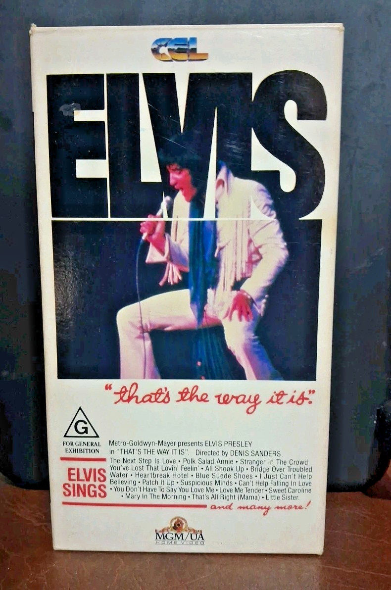 ELVIS PRESLEY THAT'S THE WAY IT IS  -  PAL VHS Tape - VGC