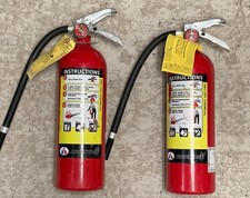 Badger Advantage ADV-550 Dry Chemical Fire Extinguisher EMPTY ABC RED Lot of 2