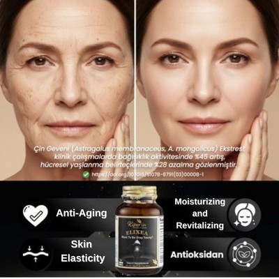 Anti-Aging Miracle Cure, ELİXEA Longevity Resveratrol, Glutathione, Coenzyme