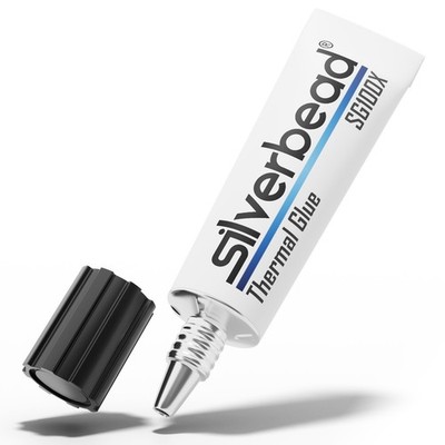 Silverbead  Wärmeleitkleber SG100X 10g Thermal Glue Heatsinks LED VRAM VRM PC IC