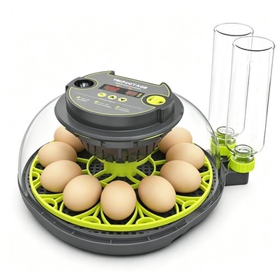 Incubators for Hatching Eggs 12 Egg Incubator with Automatic Egg Turning and ...