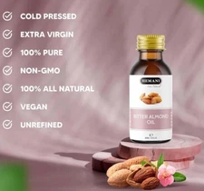 Hemani Bitter Almond Oil 100% Natural 30ml زيت  هيماني اللوز المر
