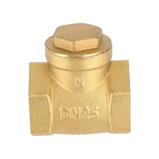 Corrosion Resistance 1" Brass Swing Check Unidirectional Valve NPT Threaded New