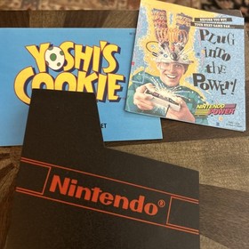 1993 NINTENDO NES YOSHI'S COOKIE CIB Complete in box with manual and inserts