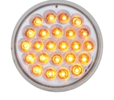 Grand General 4" Pearl LED Sealed Light GG#78271 Clear/Amber