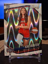 2025 Panini Prizm WNBA - Kiki Iriafen Variation #149 - White Seismic Prizm (RC)