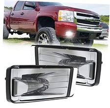 Led Fog Lights 5202 w/Bulbs 07-14 Chevy, 07-15 GMC Sierra Yukon-Chrome