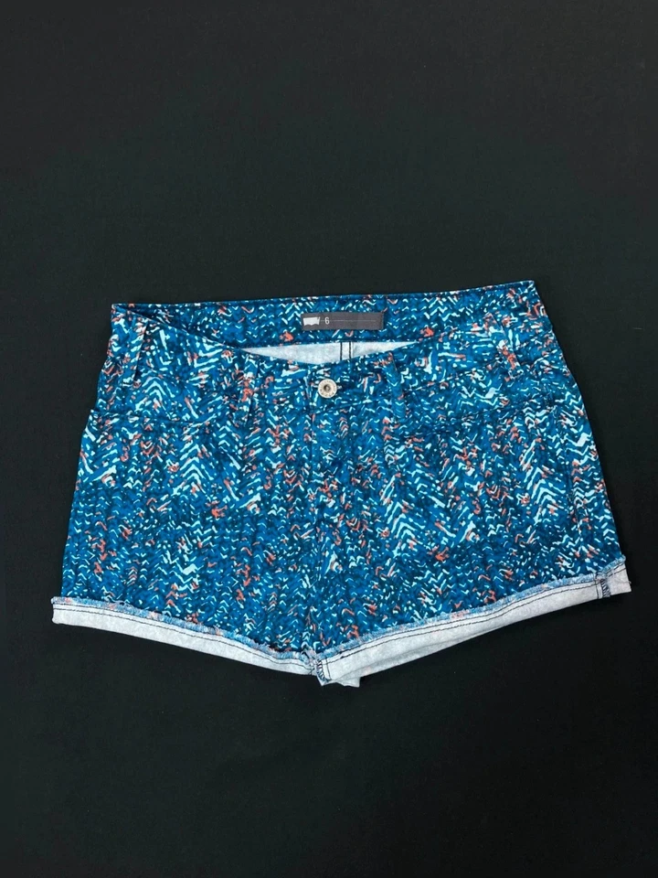 Levi's short denim Bleu stylé taille 6 FR36 femme #529 - Photo 2/4