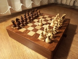 Complete Wooden CHESS SET