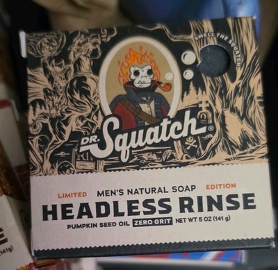 Dr Squatch Headless Rinse Limited Edition 5oz Natural Body Soap | FAST SHIPPING