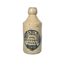 Ginger Beer Bottle W Risley &
