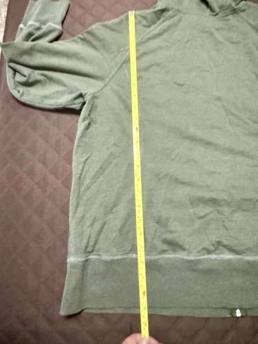 Women’s Tickled Pink Green Full Zip Hoodie - Size 1X - Picture 6 of 7