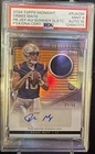 2024 Topps Midnight 31/50 Mint 9 Auto 10 Drake Maye Auto & Used Jersey Patch RC
