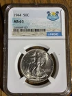 Photo of a 1944-P Walking Liberty Half Dollar from an eBay listing that sold on Jul 22, 2026