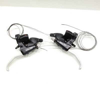 SHIMANO Deore XT Schalt- Bremshebel STI ST-M738 V-Brake 3 x 8 speed