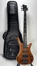 Warwick FNA JazzMan 5-String LTD 2004 Custom Shop Signed Koa Top #4/184 w/ Bag