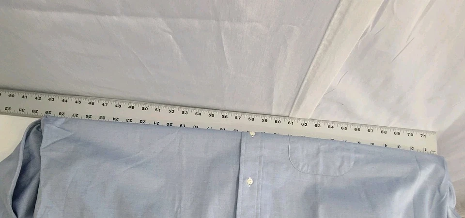 Camisa Gitman Bros/Westport Para Hombres 18 1/2-40 Alto Oxford Grande y Alto Bolsillo Vestido Foto 4 de 4