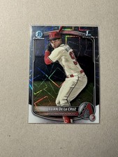 2025 Bowman Chrome #BCP-249 Elian De La Cruz Prospects Laser