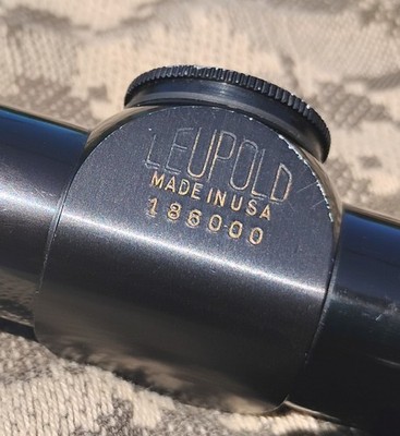 Vintage Leupold VARI-X II 2-7x28mm Gloss Duplex Reticle 1964-73 w/ FANCY SERIAL!