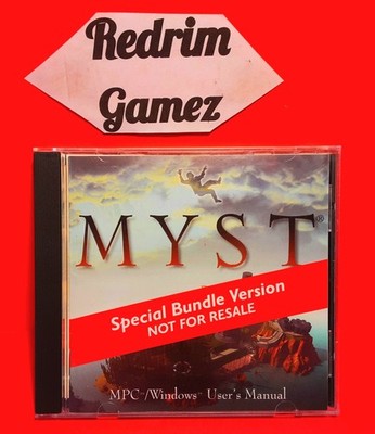 MYST Not For Resale Version Windows PC CD-Rom Video Games Puzzle