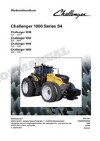 Challenger 1000 1038 1042 1046 1050 S4 FüR Fendt Traktor Werkstatthandbuch