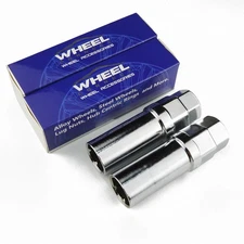 Spline Drive Lug Nuts Socket, Size 6 spline X 2pcs,Light, for MIN 21mm lug holes