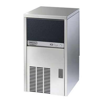 Eurodib CB640ABHCAWS Brema 29'' Air Cooled Cube Style 160 lb Undercounter Ice ...