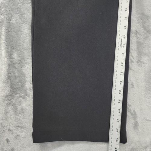 Charter Club Woman High Rise Dress Pants Size 18W Black Straight Leg Stretch - Picture 10 of 12