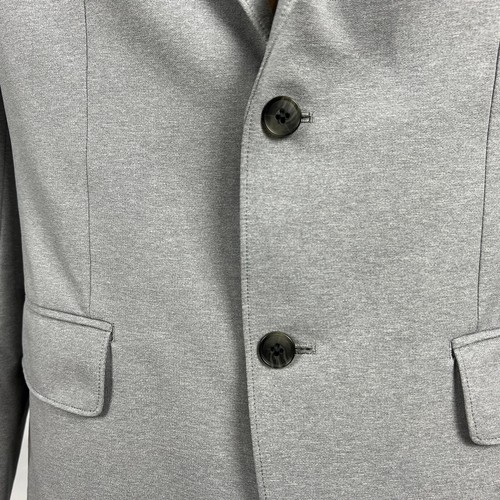 Uniqulo Men's LARGE Light Gray Two Button Casual Sport Coat Blazer Suit Jacket - Picture 3 of 9