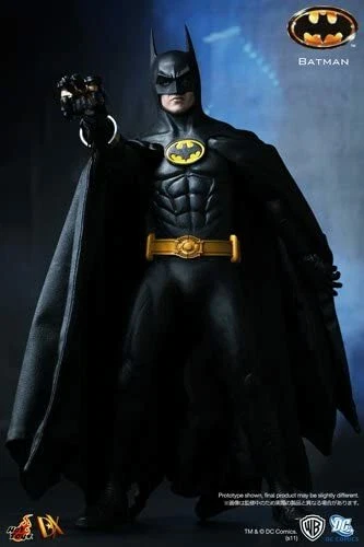 Hot Toys Bat man DX09 1989 Michael Keaton Bruce Wayne 1 6 scale