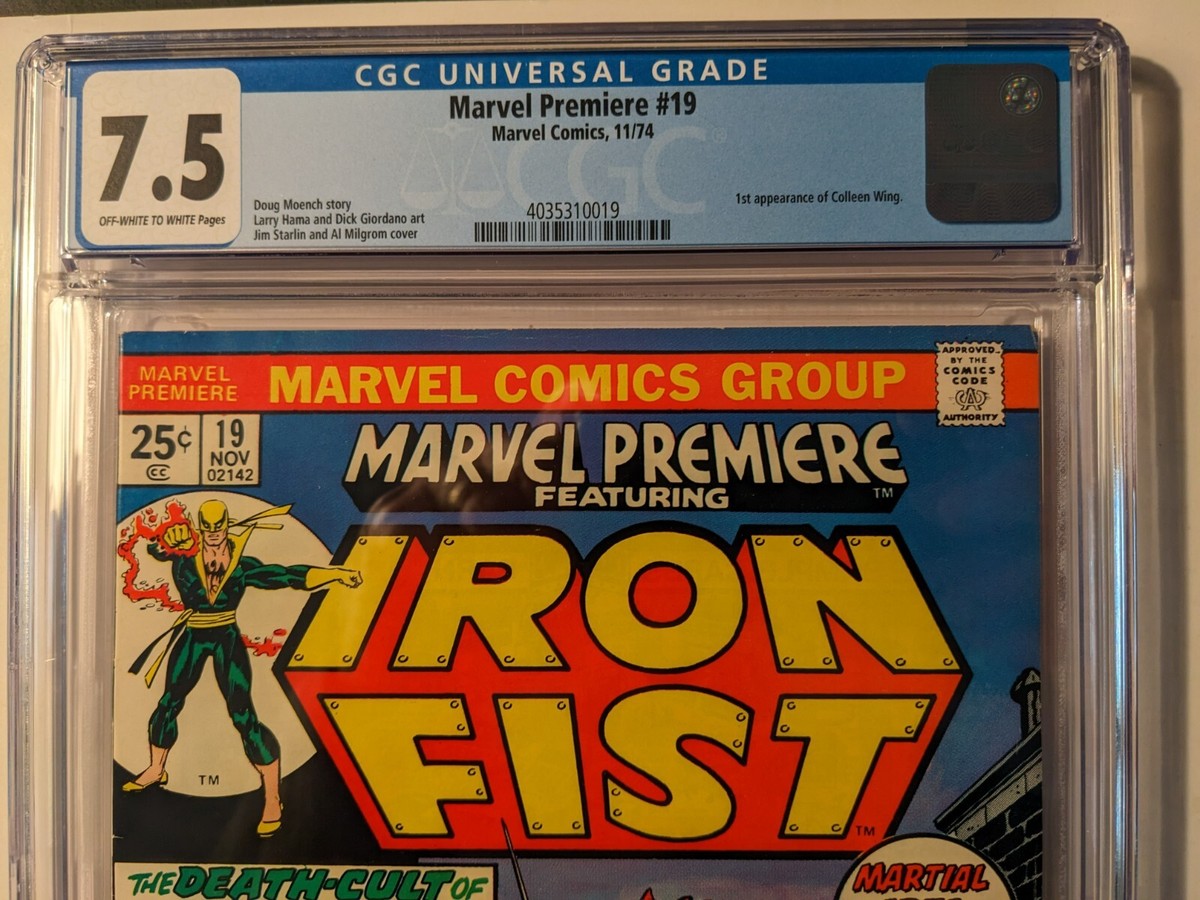 Marvel Premiere #19 CGC 7.5 (VF-) 1st App. Colleen Wing! Marvel